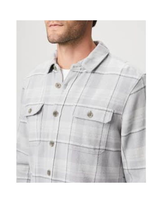 PAIGE Gray Wilbur Overshirt for men