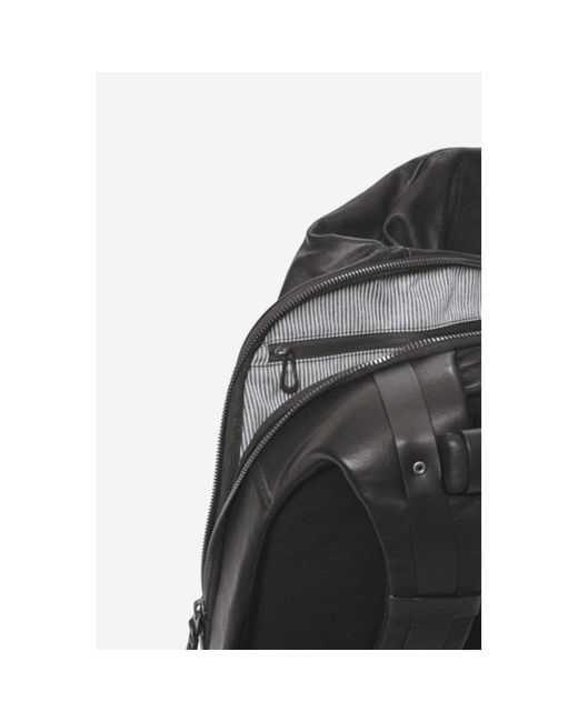 Côte&Ciel Medium Black Isar Alias Leather Backpack for Men | Lyst