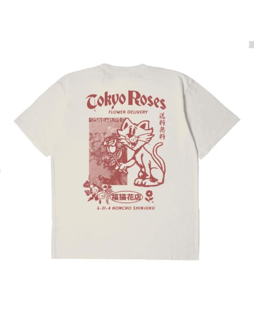 Edwin White Tokyo Roses Short-sleeved T-shirt for men