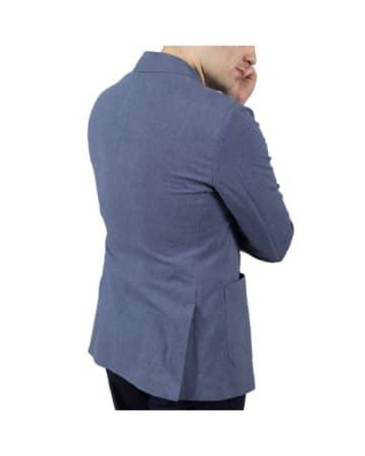 Circolo Stretch Cotton Blend Jersey Blazer In Cn4311 di Circolo 1901 in Blue da Uomo