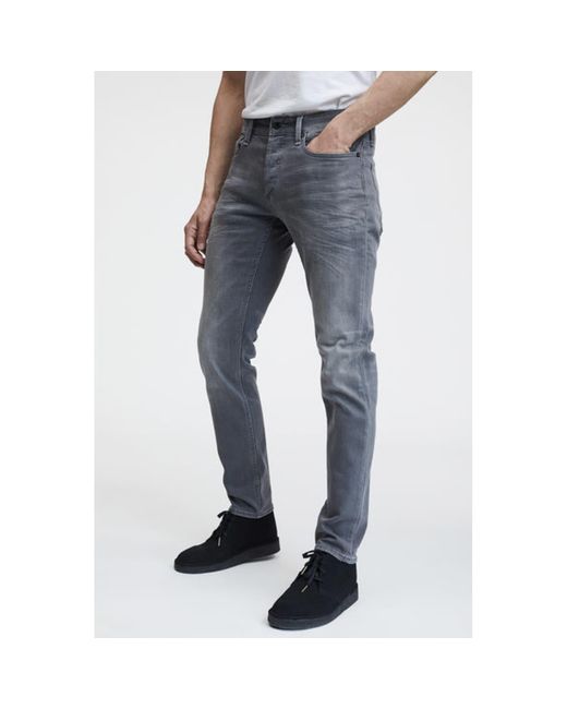 Denham The Jeanmaker Grey Razor Aceg Jeans in Blue for Men | Lyst