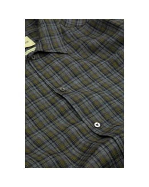 De Bonne Facture Green Painter's Jacket /grey Checks 46 for men