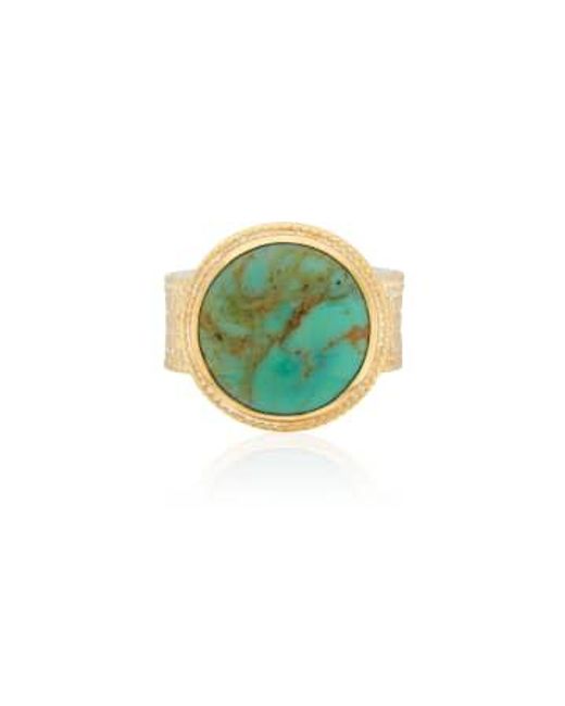 Anna Beck Green Cocktail Ring