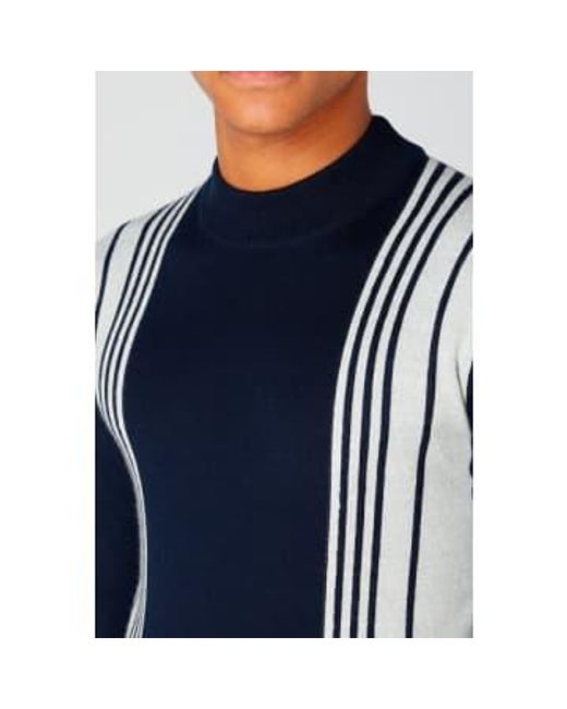 Remus Uomo Blue And Grey 58653 Knitwear for men
