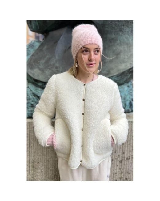 Yoko Wool Gray Sheep By The Sea Kally Natural Jacket Xl