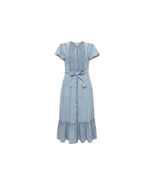 FRNCH Blue Nolene Soft Denim Dress Jean / S