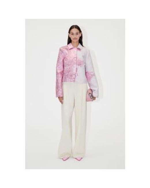 Stine Goya Pink Impressionist Wild Bloom Kiana S Jacket S