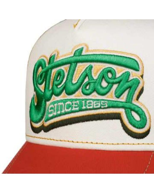 Stetson Green Trucker Cap Lettering One Size for men