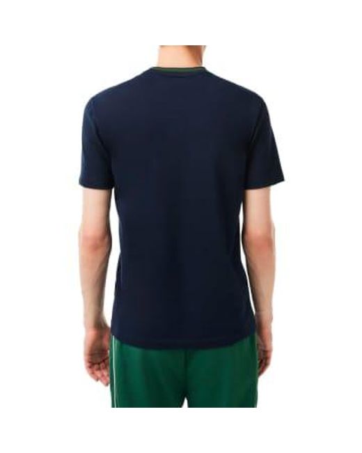 Lacoste Paris Stretch Pique T -Shirt Th1131 in Blue für Herren