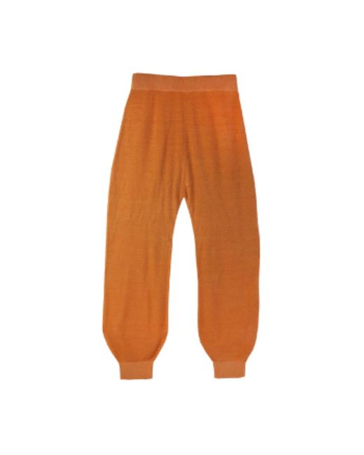 L.F.Markey Orange Yuri Trouser Linen Saffron