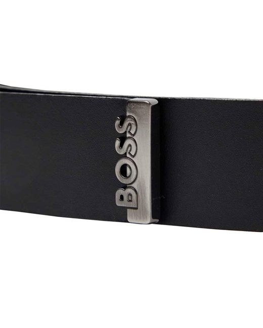 BOSS by HUGO BOSS Jor Metal Tip Belt in Black for Men | Lyst