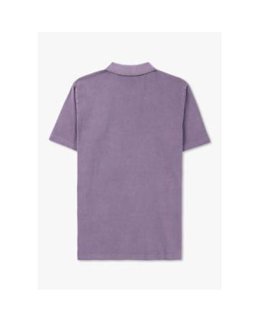 Paul Smith Purple S Acid Wash Polo Shirt for men