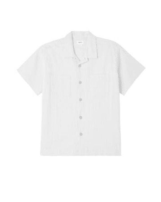Obey White Sunrise Shirt Medium for men