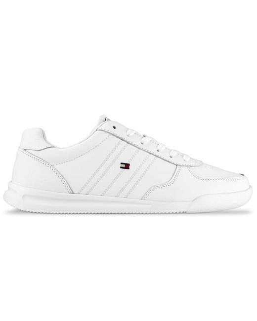 tommy hilfiger lightweight leather sneaker