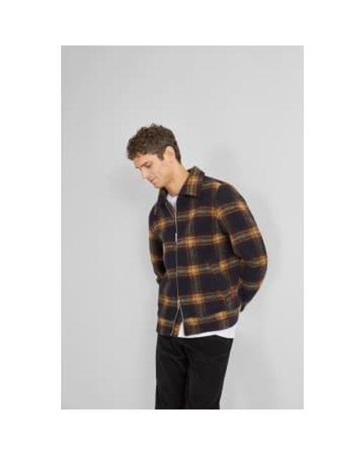 SELECTED Blue Checkered Jacket Xl for men