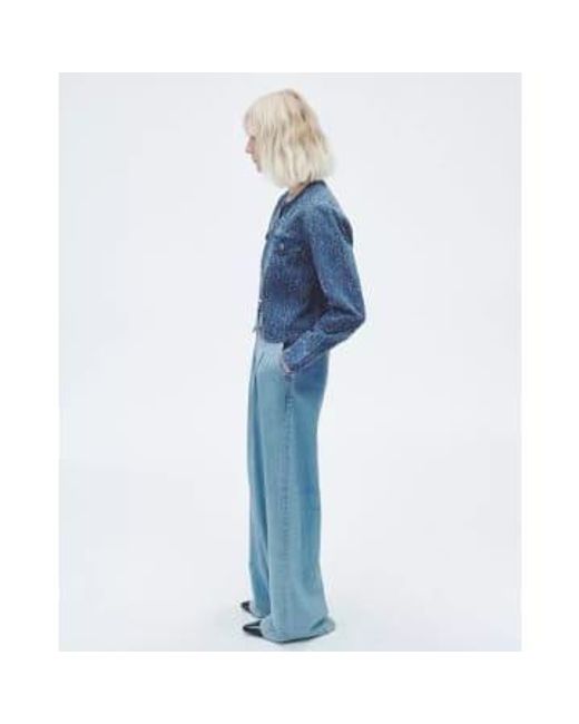 Rag & Bone Blue Cora Jacket Xs / Midtweed