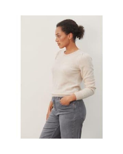 Evina Cashmere Sweater In Melange di Part Two in Natural