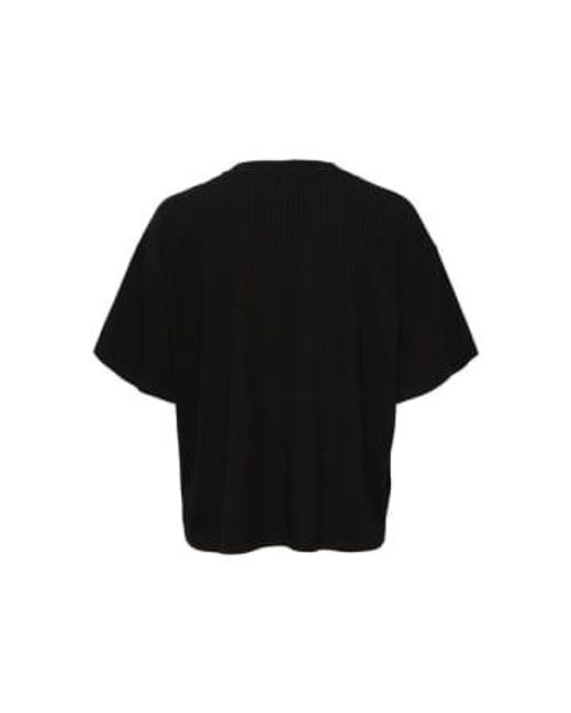 Pieces Black Pckylie T-shirt Xs