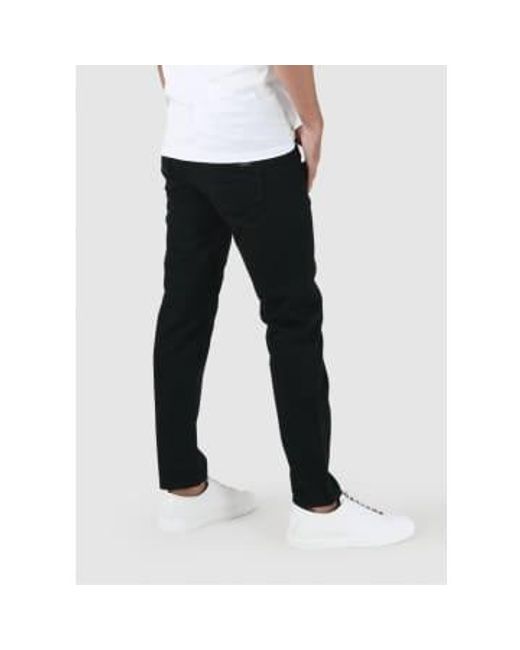 Mens Longton Slim Jeans In Washed di Belstaff in Black da Uomo