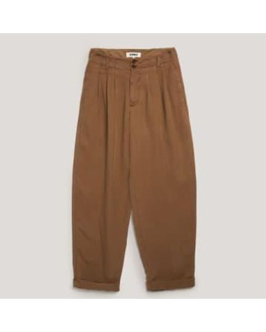 YMC Brown Keaton Trousers S