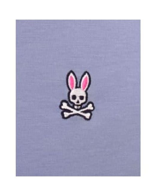 Pastel Lavender T Shirt di Psycho Bunny in Blue da Uomo