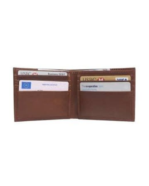 Portefeuille en cuir cartes crédit VIDA VIDA pour homme en coloris Brown