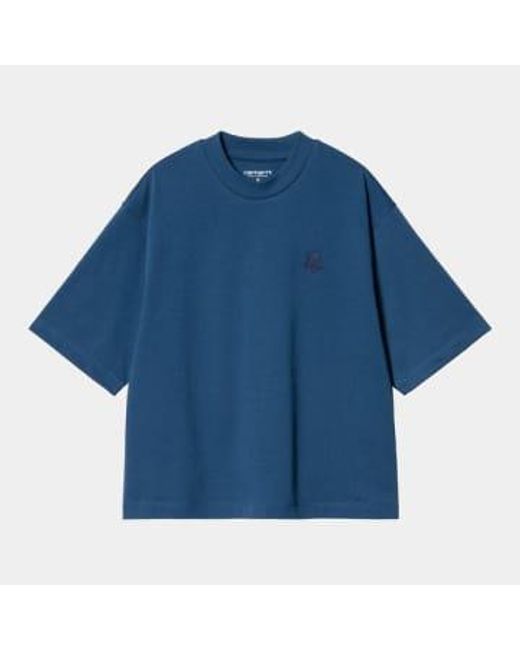 Carhartt Blue T-shirt Teagan Elder for men