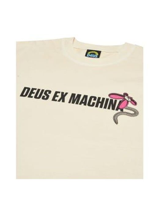 Deus Ex Machina Surf shop t -shirt in Natural für Herren