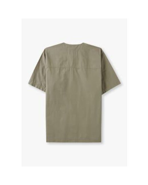 Norse Projects Green S Erwin Typewriter Short Sleeve Shirt for men