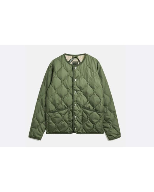 Taion Green Military Crew Neck Down Jacket for men