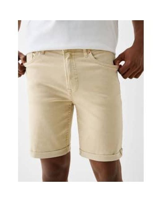 Only & Sons Natural Denim Shorts Sand / Small for men