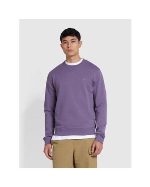 Farah Purple Sweat-shirt for men