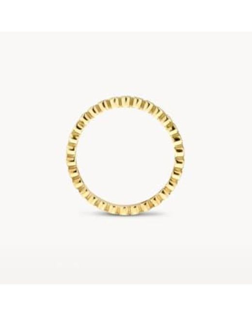 Blush Lingerie Metallic 14k Gold Zirconia Ring
