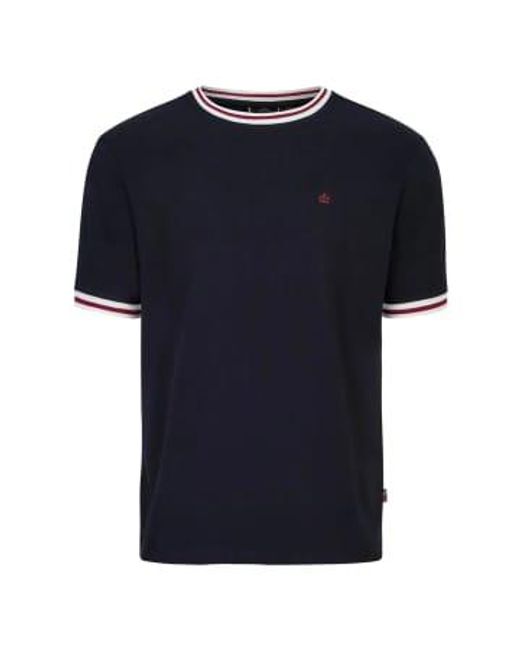 T-shirt à collier à pointe redbridge Merc London pour homme en coloris Black