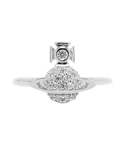 Tamia Ring di Vivienne Westwood in White