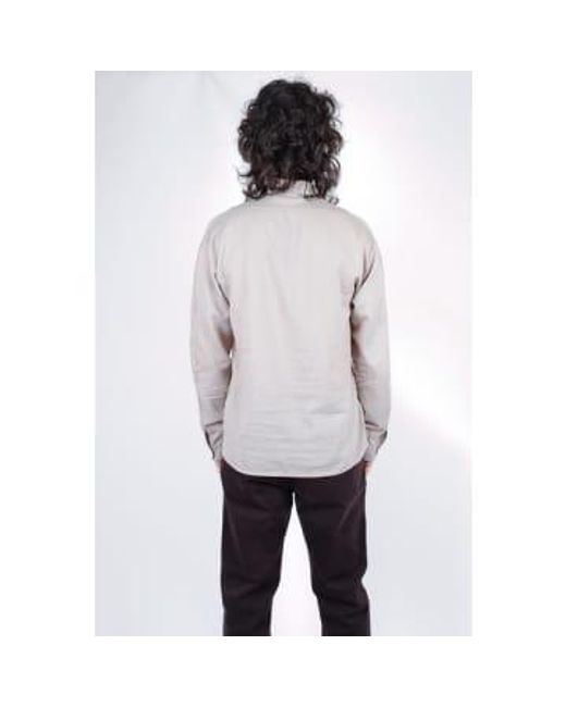 Transit Gray /cashmere Regular Fit Shirt Beige for men