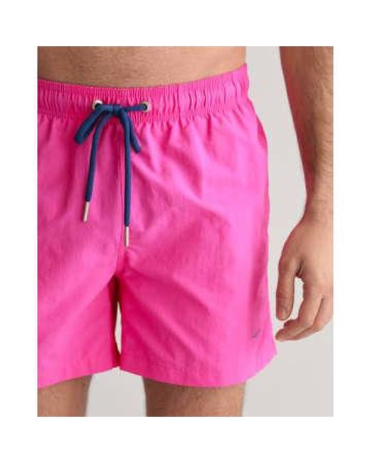 Gant Pink Swim Shorts for men