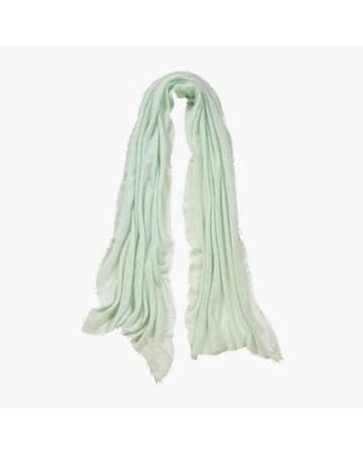 PUR SCHOEN Green Hand Felted Cashmere Soft Scarf + Gift Wool