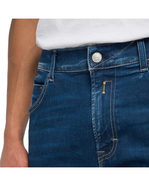 Hyperflex X Lite Anbass Slim Fit Jeans Ocean Blue Mid di Replay da Uomo |  Lyst
