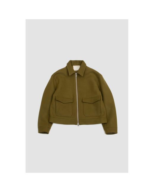 Jeanerica Stockton Wool Jacket Army Green for men