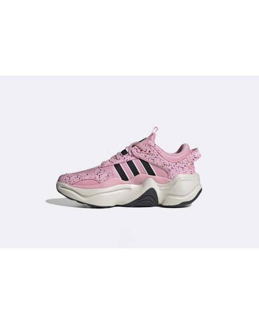 adidas Leder Sneakers mit Streifen in Pink - Sparen Sie 54% - Lyst