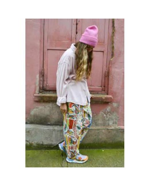 Pantalones cachemira pintados con cordón Mega L.F.Markey de color Multicolor