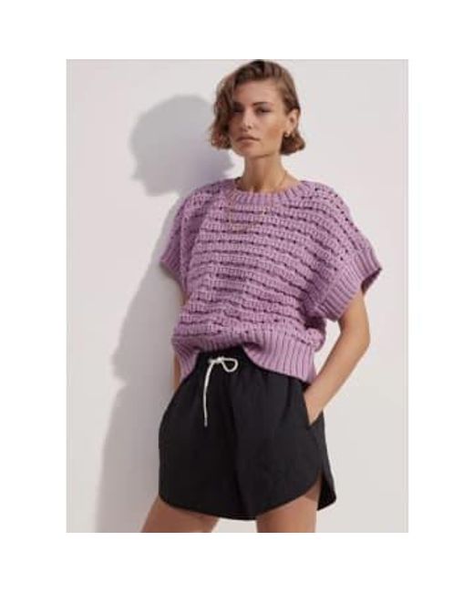 Varley Purple Fillmore Knit