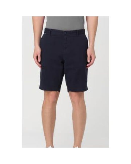 Boss Blue Slice-short Dark Slim Fit Shorts for men