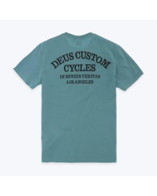 DEUS Blue Clutch T -shirt