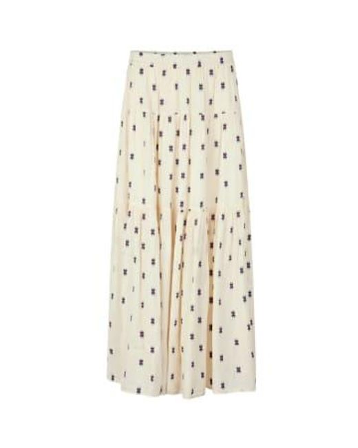 Lolly's Laundry Natural Sunset Maxi. Skirt Creme