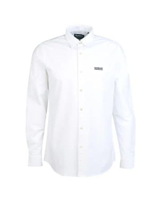 International Kinetic Shirt White Barbour de hombre