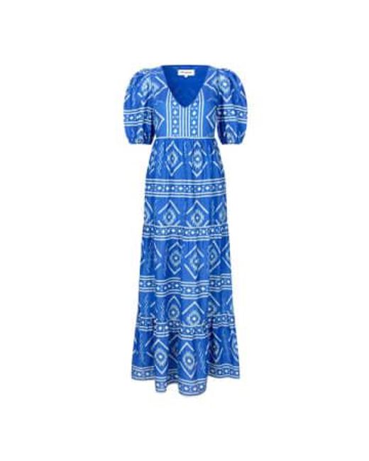 Gamboll Maxi Dress 1 di Lolly's Laundry in Blue