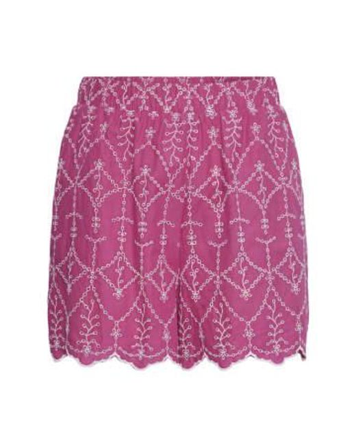 Y.A.S Pink Malura Shorts Raspbery Xs