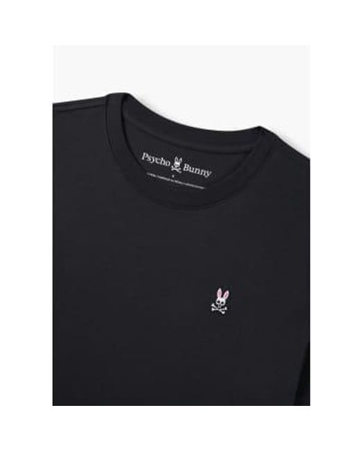 Psycho Bunny Black S Classic Crew Neck T-shirt for men